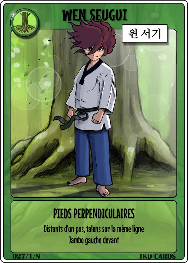 Carte Terre — une position, famille de la terre